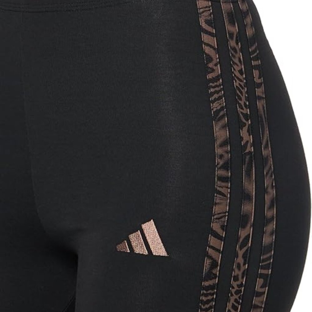 adidas Women's Essentials+ Leopard Print Leggings